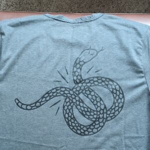 Roark Gray Snake Print Reptile T-Shirt